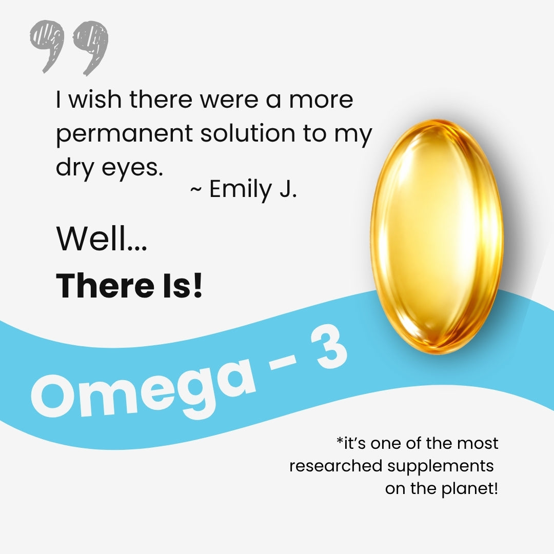 Dry Eye Support Omega-3 Fish Oil